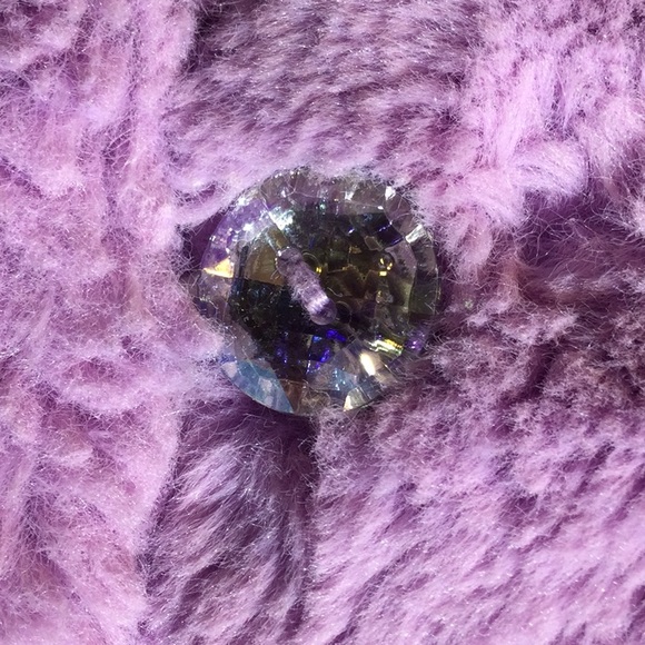 Gymboree 🌼 girls cute Fuzzy Lavender Sherper Vest size 4 - Picture 2 of 10